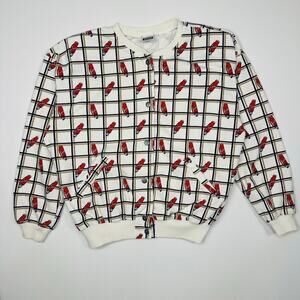 Vintage 1980’s Action Gear Button Front Golf Sweatshirt